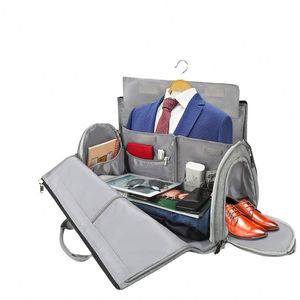 Maleta de viaje 2 en 1 convertible con correa para el hombro, tipo bolso de mano, de 49L, para hombre, de la fábrica BSCI. - Product Image 1