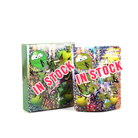En stock 3.5 sacs en mylar ensemble de sacs et boîtes en mylar personnalisés pour emballage de bonbons au raisin Bubblegum