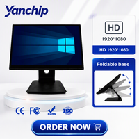 Système de point de vente Yanchip XF156 Windows, écran tactile capacitif 15,6 pouces, Intel I5 8 Go + 128 Go, caisse enregistreuse tout-en-un, machine de point de vente 1920*1080