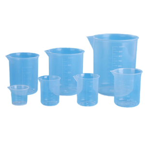 Juego de vasos graduados de plástico para laboratorio, taza medidora de 100, 250, 500, 1000 ml para experimentos de química - Product Image 1