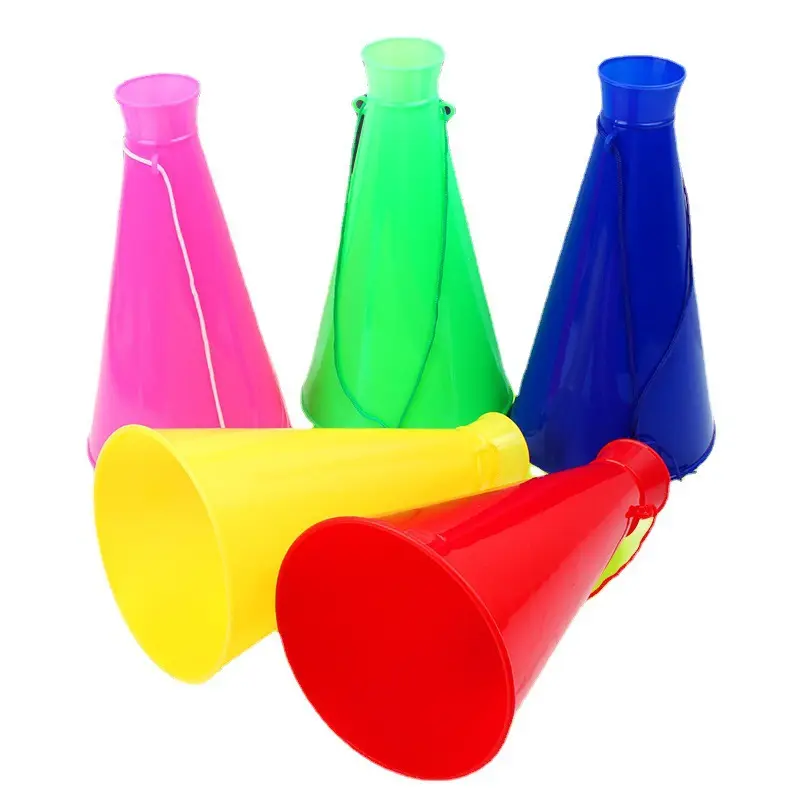 כדורגל תואם מניפה מריעים מניפה פלסטיק vuvuzela קרן פלסטיק צעצוע קרן פלסטיק צעצוע