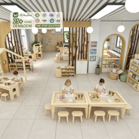 Ensemble de meubles de garderie Montessori Hikeylove avec caractéristiques de sécurité, comprenant des chaises et des tables pour enfants, pour l'école maternelle