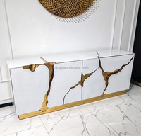 Buffets de salle à manger haut de gamme, meuble TV, rangement décoratif de luxe, Tables console de buffet