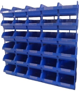 Warehouse Stackable Plastic Spare Parts Storage Bin