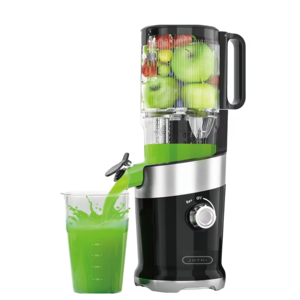 Presse-agrumes à mastication lente électrique automatique moderne à usage commercial <span class=keywords><strong>en</strong></span> <span class=keywords><strong>acier</strong></span> <span class=keywords><strong>inoxydable</strong></span> avec lame <span class=keywords><strong>en</strong></span> <span class=keywords><strong>acier</strong></span> <span class=keywords><strong>inoxydable</strong></span> et moteur à courant continu pour une utilisation <span class=keywords><strong>en</strong></span> extérieur et dans les hôtels - Product Image 1