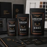 Créatine monohydrate micronisée en poudre, marque privée, 500 g, complément sportif pour adultes, pour soutenir l'énergie, dose quotidienne de 2 g