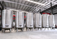 Réservoir de stockage industriel en acier inoxydable de 12 000 L, équipement de stockage de produits chimiques, réservoir de fermentation pour eau et vin, réservoir de stockage d'huile SS316 pour liquides