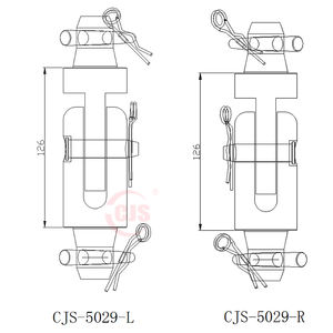 Podiumgewichtproducten Aluminium Connector Truss Display Truss Scharnier - Product Image 3