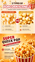 Machine à Popcorn Commerciale Professionnelle pour Centres Commerciaux, Théâtres et Événements – Idéale pour la Préparation de Caramel