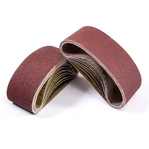 SATC Sand Belt 75mm*533mm Polyester Cloth Aluminum Oxide Abrasive Beltsfor Wood and Metal