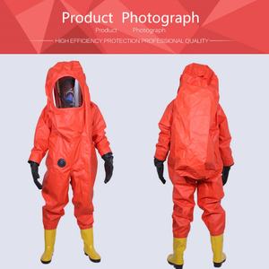 Ropa de Seguridad Simple de PVC Resistente al Fuego para Bomberos, a Prueba de Llamas, Agua y Químicos, Venta al Por Mayor - Product Image 3