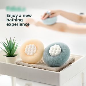 Bola de Baño Estilo Japonés, Redonda y Súper Suave, con Red de Espuma para Masaje de Espalda, No se Desprende, para Hombres y Mujeres, Flor de Ducha - Product Image 5