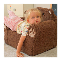 Mobilier moderne personnalisé pour enfants Peluche mignonne en forme d'ours de bébé Animal Coussin de canapé Chaise pour chambre à coucher Salon pour enfants