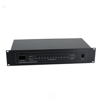 Boîtier en acier galvanisé 2U pour montage en rack, IP54, noir, avec certification ISO9001 pour applications électriques industrielles