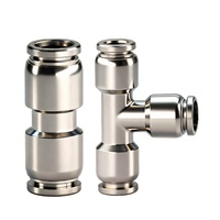 Connecteur rapide à enfoncer en alliage de zinc, raccord de tuyau pneumatique, élément de couplage pneumatique, accessoires d'équipement d'automatisation