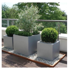 Premium Lightweight GFRC Vietnam Concrete <b>Planter</b> Frost Resistant Waterproof Outdoor Cement Plant <b>Pot</b> Factory Direct Price - Product Image 1