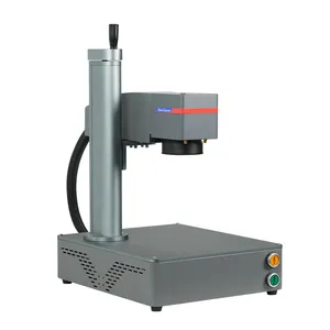 Small Split Table Top 50W Color Optical Fiber Laser Marking Machine