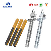 Ancrage chimique en acier inoxydable pour fixation murale en béton