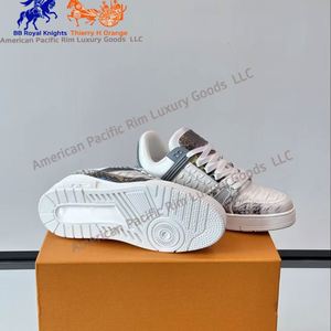 Zapatillas Deportivas con Estampado de Cocodrilo Coloridas, Zapatillas de Deporte de Lujo, Estilo Plano y Bajo, Zapatos Casuales para Caminar, Correr, Deporte - Product Image 5