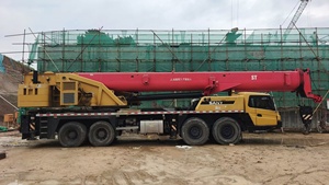 원래 초침 SANY 80 톤 모바일 크레인 트럭 STC800E UAE에서 크레인과 텔레스코픽 붐 트럭을 사용 - Product Image 4