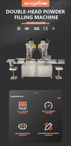 Máquina de Llenado de Polvo Totalmente Automática de Doble Cabezal con Función de Sellado y Empaquetado, Apta para Alimentos, Productos Químicos, Cacao y Aromatizantes - Product Image 2