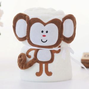 Manta de Franela Suave con Diseño de Animales de Dibujos Animados en 3D, 80X100cm, Manta de Felpa Cálida para Niños, para Cama y Regalos - Product Image 2
