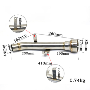 ท่อเชื่อมต่อไอเสียรถจักรยานยนต์ CHMotor รุ่น S1000F <span class=keywords><strong>GSX</strong></span>-S 1000 <span class=keywords><strong>GSX</strong></span>-S <span class=keywords><strong>1000F</strong></span> สำหรับ Suzuki GSXS1000 <span class=keywords><strong>GSX</strong></span> ปี 2015-2021 - Product Image 3