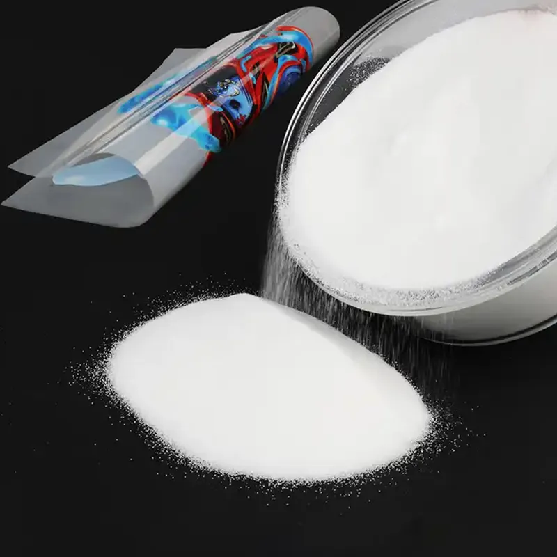 White Hot Melt Powder T- Shirt Heat Transfer Adhesive Glue dtf powder for Dtf Printer machine