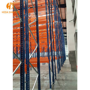 Estantes Unidades de estanterías de acero de alta resistencia Estantes de hierro de metal industrial Almacenamiento de almacén Estantería de paletas de recubrimiento en polvo - Product Image 2