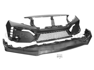 مصد أمامي على شكل حرف <span class=keywords><strong>R</strong></span> من النوع thgen 10 لسيارات هوندا سيفك موديلات 2016-2019 - Product Image 2