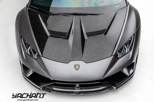 คาร์บอนปลอมแปลงสองด้าน2014ถึง2019 Huracan LP610-4และ LP580-2 Coupe Spyder VRS vvกระโปรงหน้ารถ Venza edione - Product Image 2