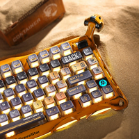 2025 New Arrival Mercury K1 Pro Special Edition - Battle-Worn Yellow PBT Keycaps Linear Switches RGB Backlight Gaming Keyboard
