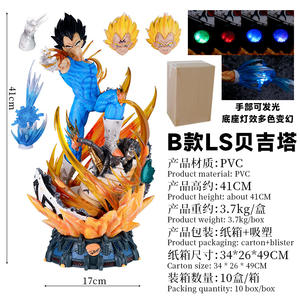Figura <span class=keywords><strong>de</strong></span> Acción <span class=keywords><strong>de</strong></span> Vegeta Super Saiyan <span class=keywords><strong>de</strong></span> <span class=keywords><strong>Dragon</strong></span> <span class=keywords><strong>Ball</strong></span> <span class=keywords><strong>Z</strong></span>, 41 cm, Anime, PVC, Estatua Coleccionable, Modelo <span class=keywords><strong>de</strong></span> Juguete con Luz para Niños, Regalo - Product Image 3