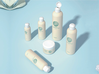 Flacon de shampoing à bouchon à pression ou à clapet, taille uniforme, 300ml 250ml 200ml
