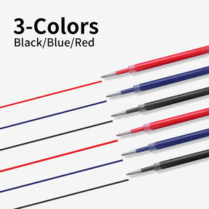 <span class=keywords><strong>Ricariche</strong></span> per Penne Gel di Alta Qualità Marca Zhixin, Punta 0.5mm, Inchiostro Blu/Nero/Rosso, Penna a Sfera in Plastica per Ufficio e Scuola - Product Image 1
