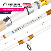 Canne à pêche en fibre de carbone Fuji Parts Fast Response, poignée en liège, charge maximale 16 kg, pêche en mer, 2,19 m, canne spinning pour la pêche en bateau