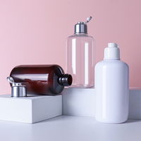 Bouteilles de shampooing vides en plastique pour animaux de compagnie de haute qualité, couleur personnalisée, emballage givré, 250-300 ml, bouteille de lotion, bouteille d'essence