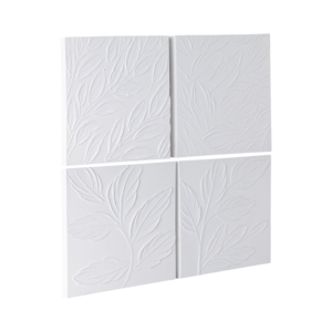 <b>Framed</b> Wall Art With Raised Leaf Patterns Dimensional Textures Chic Botanical Decor For Living Room - Product Image 1