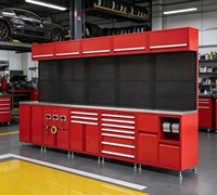 Armoire à outils modulaire en acier robuste, personnalisable OEM/ODM, solution de réparation et d'entretien pour atelier automobile