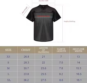Custom Design Printed Stitched Oversize Breathable Quick Dry Rugby <b>Hip</b> Hop Short Sleeve Streetwear Boxy American Football Jersey - Product Image 3