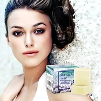 100g sel de mer savon élimination bouton Pores traitement de l'acné nettoyant hydratant lait de chèvre lavage du visage savon Base soins de la peau