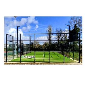 100% 뜨거운 딥 아연 도금 강철 기둥 클래식 padel 테니스 코트 10 + 년 품질 보증 로고 사용자 정의 - Product Image 4