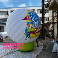 Ballons de golf gonflables pour décorations de sports de plein air, simulateur de golf gonflable personnalisé