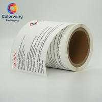 Label Peringatan Bahan Kimia Berbahaya Barcode Kustom Grosir, Stiker Roll PP Sintetis Tahan Air, Sesuai Piktogram GHS, Anti UV
