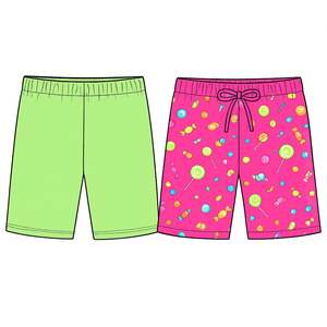 Pantalones cortos de motociclista para niña, hechos a mano para un uso acogedor y un estilo flexible que brindan practicidad y un aspecto moderno - Product Image 6