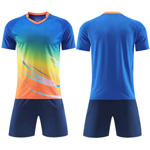 Seragam Sepak Bola Berkualitas Tinggi, Cepat Kering, Bernapas, 100% Poliester, Cetak Penuh, untuk Pria - Product Image 5