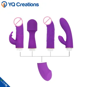 Vibrador sem fio de silicone com 4 vibrações, brinquedos sexy interalternáveis, ponto g, clitóris, brinquedos sexuais, varinha massageadora, vagina