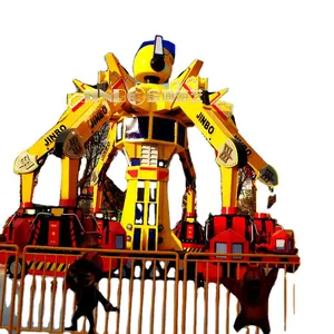 other amusement products park attractions robot ride iron man machine big bumblebee smart car robot ride machine for sale