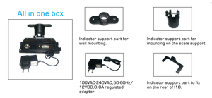 مؤشر وزن محمول بشاشة LCD من الفولاذ المقاوم للصدأ، أداة قياس الوزن للمواد مع طابعة صغيرة، تصنيع حسب الطلب - Product Image 5