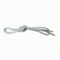 Cordon tressé personnalisé avec embouts métalliques pour cordons de sweat-shirts, lacets, pantalons de plage, cordons de serrage en coton, nylon, polyester pour boîtes cadeaux et sacs